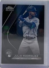 Julio Rodriguez Baseball Cards 2022 Topps Chrome Black Rookie Design Variation Prices