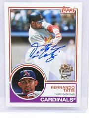 Fernando Tatis [Blue Border] Baseball Cards 2016 Topps Archives Fan Favorites Autograph Prices