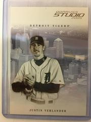 Justin Verlander Baseball Cards 2005 Donruss Studio Prices