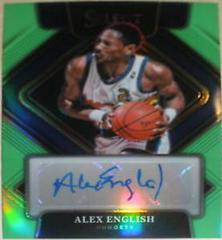Alex English [Green Prizm] #SG-AEG Basketball Cards 2021 Panini Select Signatures Prices