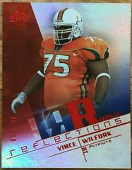 Vince Wilfork [Red] #120 Football Cards 2004 Upper Deck Reflections Prices