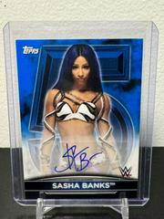 Sasha Banks [Blue] Wrestling Cards 2021 Topps WWE Autographs Prices