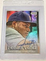 Framber Valdez [Rainbow Foil] Baseball Cards 2019 Stadium Club Autographs Prices