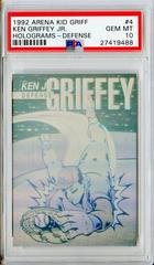 Ken Griffey jr #4 Baseball Cards 1992 Arena Kid Griff Holograms Silver Prices