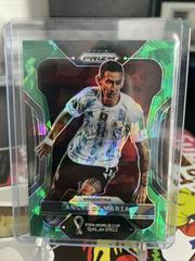 Angel Di Maria [Green Ice] Soccer Cards 2022 Panini Prizm World Cup Prices