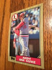 Andy Van Slyke Baseball Cards 1987 Topps Prices