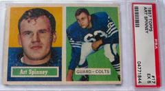 Art Spinney #17 Football Cards 1957 Topps Prices