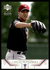 Carlos Hernandez #22 Baseball Cards 2002 Upper Deck Prices