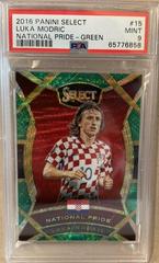 Luka Modric [Green] #15 Soccer Cards 2016 Panini Select National Pride Prices