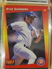 Ryne Sandberg #229 Baseball Cards 1992 Panini Donruss Triple Play Prices