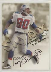 Troy Brown Football Cards 1998 Skybox Premium Autographics Prices