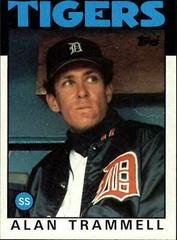 Alan Trammell #130 Baseball Cards 1986 Topps Prices