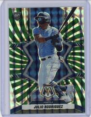 Julio Rodriguez [Green Swirl] #274 Baseball Cards 2022 Panini Mosaic Prices