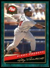 Kirby Puckett #4 Baseball Cards 1994 Post Cereal Prices