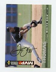 Frank Thomas [Gold Signature] Baseball Cards 1995 Collector's Choice Prices