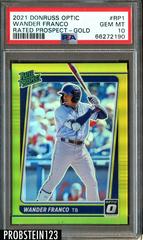 Wander Franco [Gold] #RP1 Baseball Cards 2021 Panini Donruss Optic Rated Prospect Prices