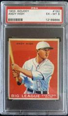 Andy High #182 Baseball Cards 1933 Goudey Prices