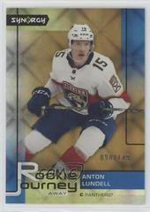 Anton Lundell [Gold] #RJ-15 Hockey Cards 2021 Upper Deck Synergy Rookie Journey Away Prices