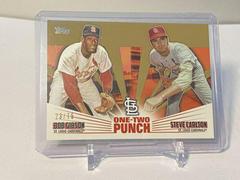 Bob Gibson, Steve Carlton [Gold] Baseball Cards 2023 Topps One Two Punch Prices