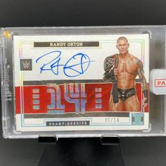 Randy Orton Wrestling Cards 2022 Panini Impeccable WWE Championships Signatures Prices