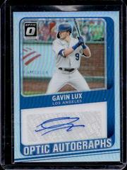 Gavin Lux [Holo] Baseball Cards 2021 Panini Donruss Optic Autographs Prices