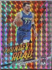 Luka Doncic [Mosaic] #9 Basketball Cards 2022 Panini Mosaic Thunder Road Prices