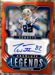 Jason Witten [Blue] #AL-JW Football Cards 2022 Panini Absolute Legends Signatures Prices
