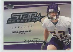 Chad Greenway Football Cards 2006 Upper Deck Prices