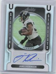 James Robinson #SS-JR Football Cards 2022 Panini Absolute Signature Standouts Prices