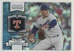 Nolan Ryan Baseball Cards 2013 Topps Chasing History Prices