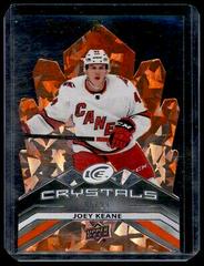 Joey Keane [Orange] #IC-40 Hockey Cards 2021 Upper Deck Ice Crystals Prices