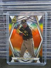 Victor Acosta [Orange] Baseball Cards 2022 Bowman Chrome Invicta Prices
