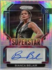 Bianca Belair [Silver Prizm] #SA-BBL Wrestling Cards 2022 Panini Prizm WWE Superstar Autographs Prices