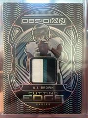 A. J. Brown [Green] Football Cards 2022 Panini Obsidian Cutting Edge Prices