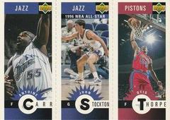 Carr/Stockton/Thorpe Basketball Cards 1996 Collector's Choice Mini Prices