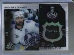 Steven Stamkos Hockey Cards 2021 SP Game Used 2020 NHL Stanley Cup Finals Puck Relics Prices