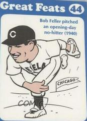 Bob Feller [Blue Border] #44 Baseball Cards 1972 Laughlin Great Feats Prices