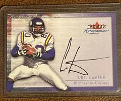 Cris Carter Football Cards 2000 Fleer Autographics Prices