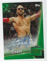 Cesaro [Green] Wrestling Cards 2019 Topps WWE Money in the Bank Autographs Prices