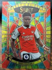 Bukayo Saka #26 Soccer Cards 2022 Panini Select Premier League Stained Glass Prices