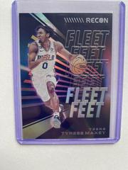 Tyrese Maxey #7 Basketball Cards 2022 Panini Recon Fleet Feet Prices