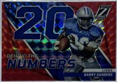 Barry Sanders [Red] #BN-BS Football Cards 2022 Panini Zenith Behind the Numbers Prices