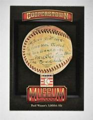 Paul Waner #6 Baseball Cards 2013 Panini Cooperstown Museum Pieces Prices