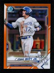 Bobby Witt Jr. [Orange Refractor] Baseball Cards 2021 Bowman Chrome Prospects Prices