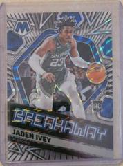 Jaden Ivey [White] #15 Basketball Cards 2022 Panini Mosaic Breakaway Prices