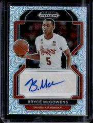 Bryce McGowens [Mojo] #RSI-BRY Basketball Cards 2022 Panini Prizm Rookie Signatures Prices