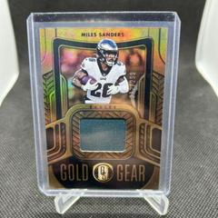 Miles Sanders Football Cards 2022 Panini Gold Standard Gear Prices
