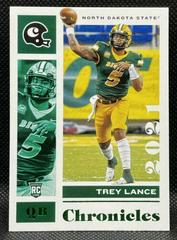 Trey Lance [Green] #3 Football Cards 2021 Panini Chronicles Draft Picks Prices