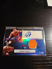 John Cena [Autograph Relic Blue] #1 Wrestling Cards 2010 Topps Platinum WWE Prices