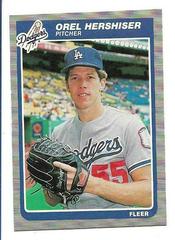 Orel Hershiser Baseball Cards 1985 Fleer Prices